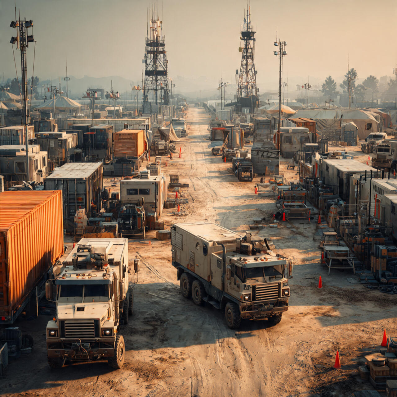 Market Vectors Work zones, logistics corridors, construction sites, military convoys, emergency operations—any high-risk environment requiring intelligent orchestration.